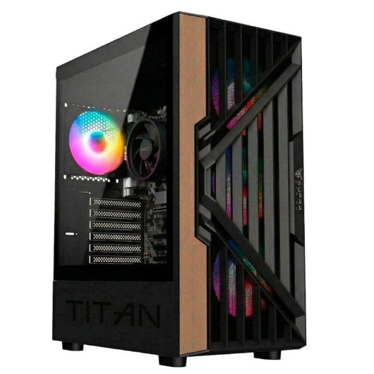 PC fisso PC Racing AMD Ryzen 5 5500 16GB 1TB SSD RTX 5060 Windows 11 Pro Monitor 24"
