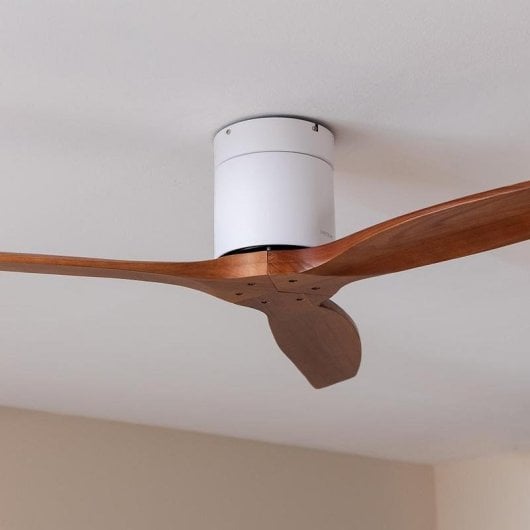 Ventilatore da soffitto Cecotec EnergySilence Aero 5500 Aqua Whitedarkwood 40W Wi-Fi IP44