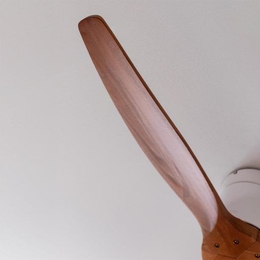 Ventilatore da soffitto Cecotec EnergySilence Aero 5500 Aqua Whitedarkwood 40W Wi-Fi IP44