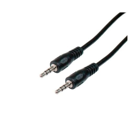 Câble audio DCU 307130 Jack 3,5 mm Mâle-Mâle 3 m Noir