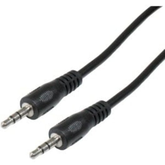 Câble audio DCU 307130 Jack 3,5 mm Mâle-Mâle 3 m Noir