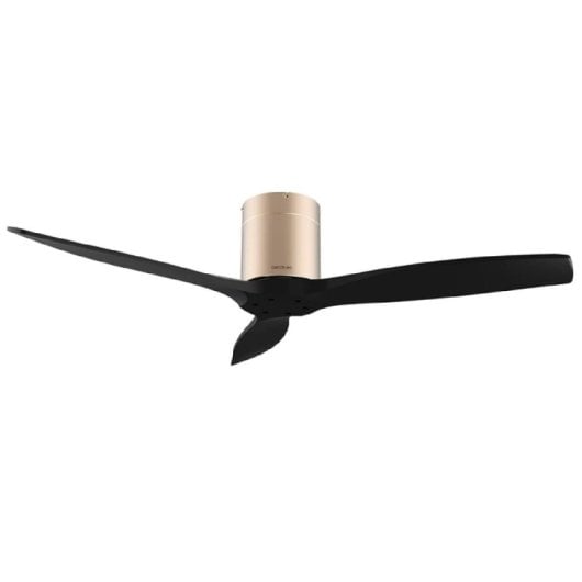 Cecotec Energysilence Aero 5500 Aqua Goldblack Ventilateur de Plafond Connecté avec Wi-Fi 40W Noir