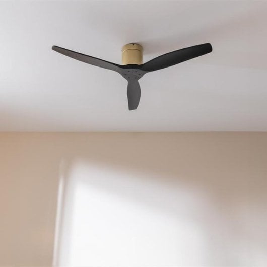 Cecotec Energysilence Aero 5500 Aqua Goldblack Ventilateur de Plafond Connecté avec Wi-Fi 40W Noir