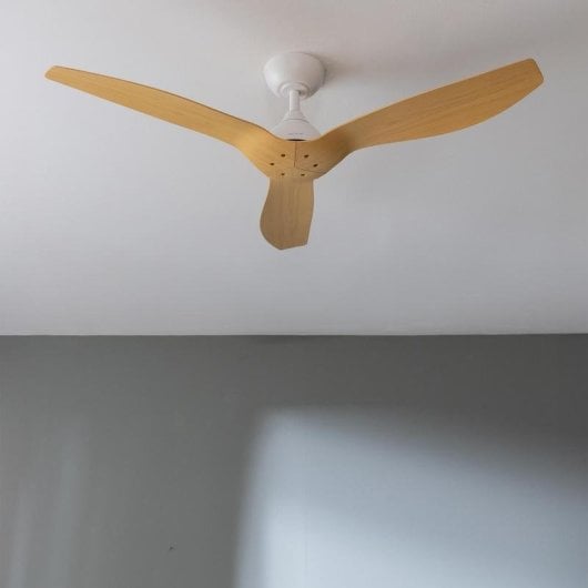 Ventilateur de plafond Cecotec EnergySilence Aero 5200 40W 132cm DC télécommande bois blanc