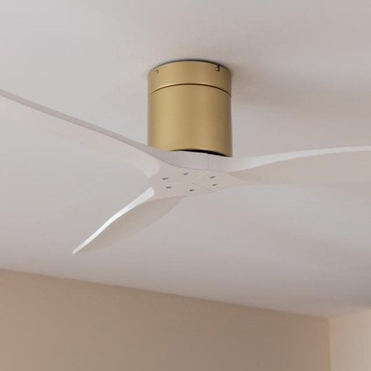 Ventilateur de Plafond Connecté Cecotec Energysilence Aero 5500 Aqua Goldwhite 40W Blanc
