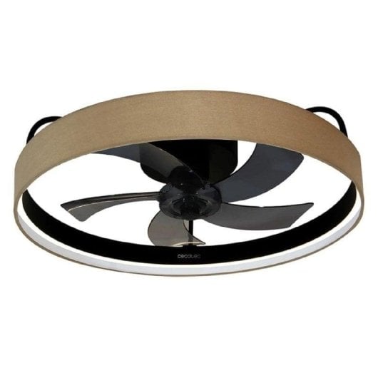 Ventilateur de plafond Cecotec EnergySilence Lampaero 650 LED 20W 132cm Beige