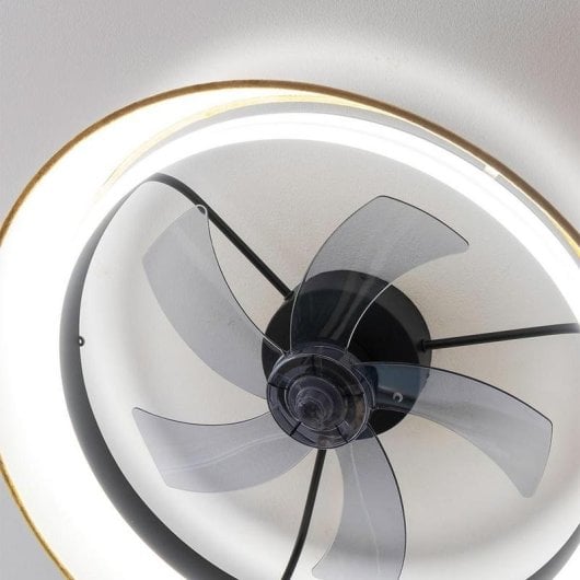 Ventilateur de plafond Cecotec Energysilence Lampaero 600 Design Mimbre LED 20W