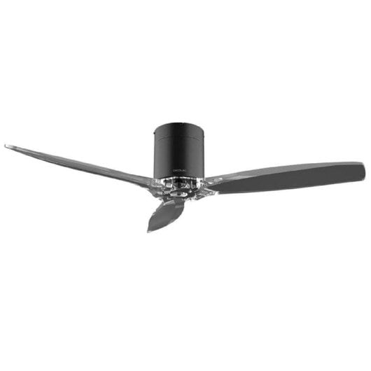 Ventilatore da soffitto Cecotec Energysilence Aero 5285 Blacktransparent Wi-Fi 40W 52" IP44