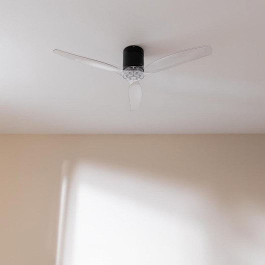 Ventilatore da soffitto Cecotec Energysilence Aero 5285 Blacktransparent Wi-Fi 40W 52" IP44