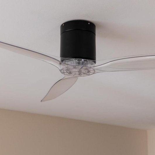 Ventilatore da soffitto Cecotec Energysilence Aero 5285 Blacktransparent Wi-Fi 40W 52" IP44