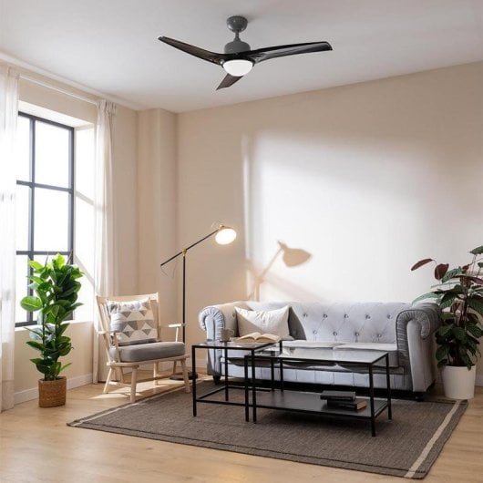 Deckenventilator Cecotec EnergySilence Aero 560 IronBlack 132cm LED 18W Fernbedienung