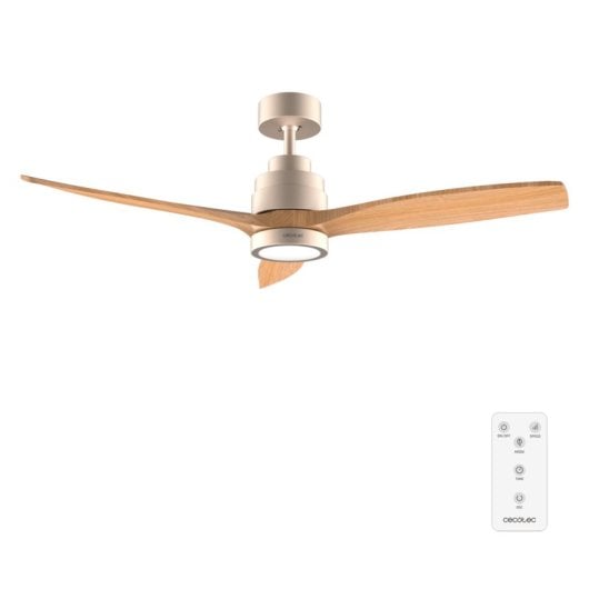 Deckenventilator Cecotec EnergySilence Aero 5295 Goldwhite 132 cm LED 6 Geschwindigkeiten