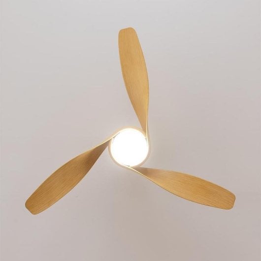 Ventilador de Teto Cecotec EnergySilence Aero 5290 Whitewood 52" LED DC 40W 6 Velocidades