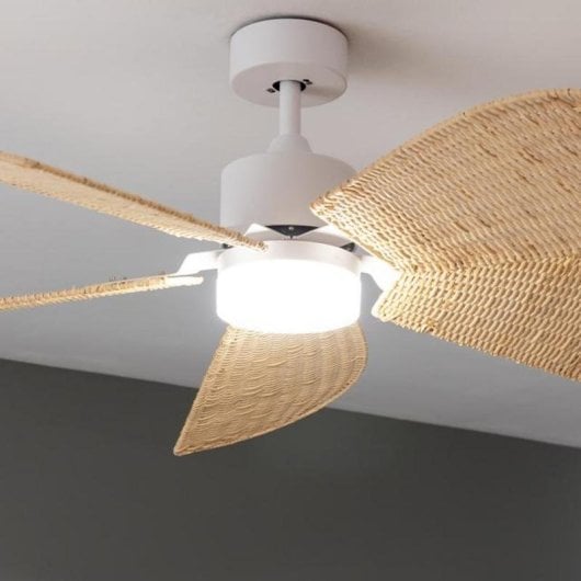 Ventilatore da soffitto Cecotec EnergySilence Aero 5290 Natural 40W LED 5 pale telecomando