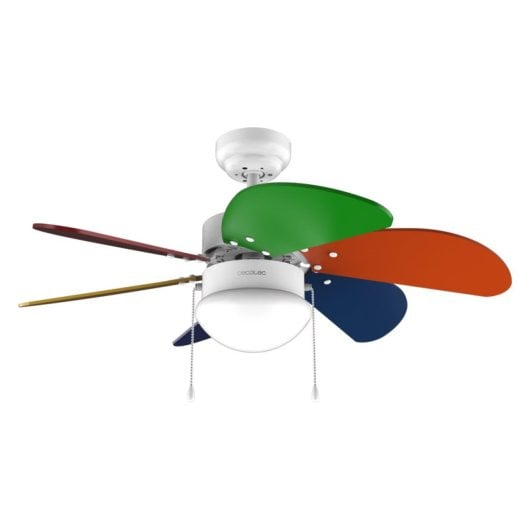 Ventilatore da soffitto Cecotec Energysilence Aero 360 Colorfull 50W 36" lampada reversibile