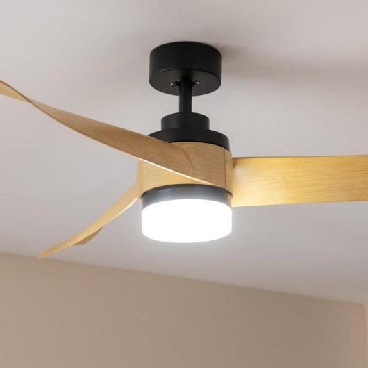 Ventilator Cecotec Energysilence Aero 5285 WhiteWood DC 40W 52" LED Fernbedienung