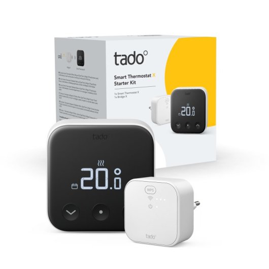 Termóstato Inteligente Tado X Kit Inicial Com fios para Aquecimento