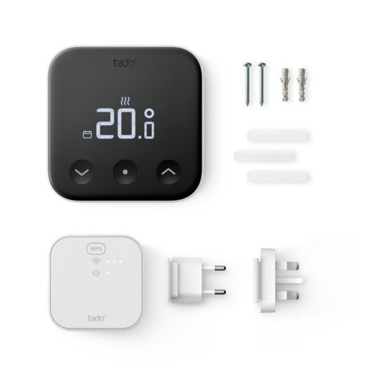 Termóstato Inteligente Tado X Kit Inicial Com fios para Aquecimento