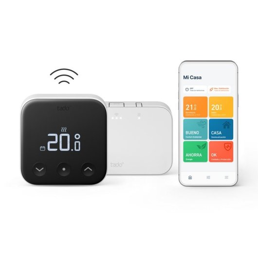 Termóstato Inteligente Tado X Kit Inicial Sensor Temperatura Inalâmbrico X + Receptor Inalâmbrico X