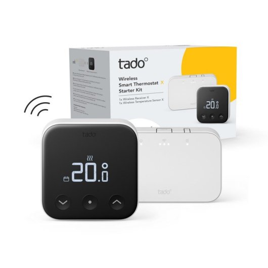 Termóstato Inteligente Tado X Kit Inicial Sensor Temperatura Inalâmbrico X + Receptor Inalâmbrico X