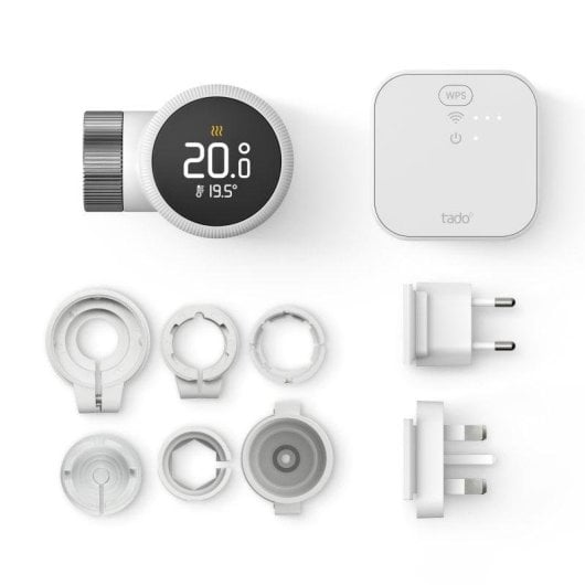 Tête Thermostatique Intelligente Tado Basic X Kit de Démarrage Sans fil pour Chauffage Radiateur