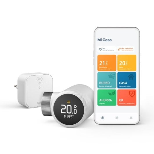 Teste Termostatiche Intelligenti Tado Basic X Kit di Inizio Senza fili per Riscaldamento