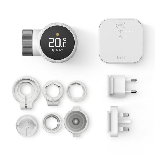 Tête Thermostatique Intelligente Tado Basic X Kit de Démarrage Sans fil pour Chauffage Radiateur