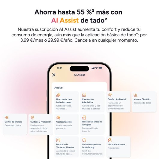 Tado Pack Quattro X 4 Cabezales Termostáticos Inteligentes