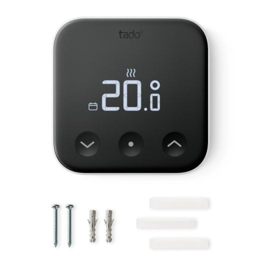Tado X Termostato Smart com fio preto