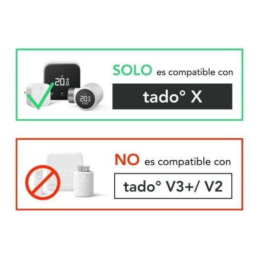 Thermostat Intelligent Tado X VX-ST02-TC-ML-00 Câblé pour Chauffage