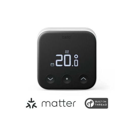 Tado X Termostato Inteligente Cableado Negro