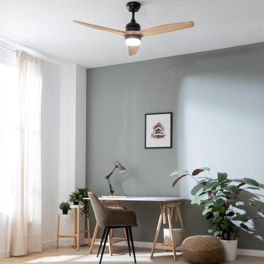 Ventilador de Techo Cecotec EnergySilence Aero 5275 40W 6 Velocidades con Luz LED Silencioso Mando Temporizador Función 