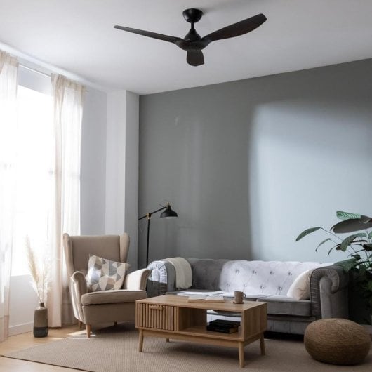 Ventilateur de plafond Cecotec EnergySilence Aero 5200 BlackWood 52" 36W DC télécommande