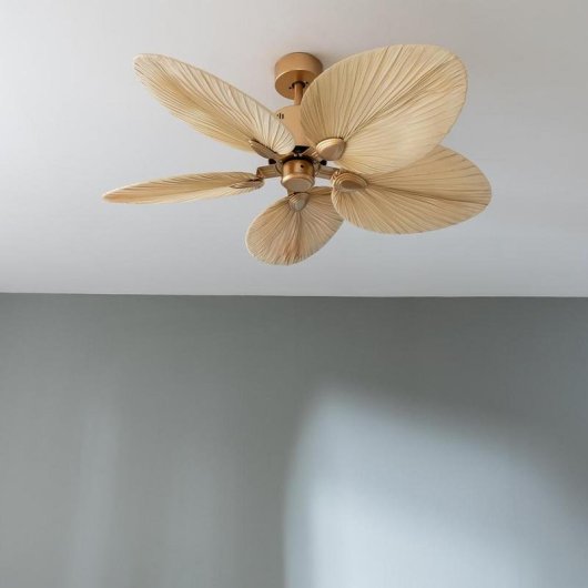 Ventoinha de Teto Cecotec EnergySilence Aero 5200 Natural Palm 50" DC 42W 5 Pás Control Remoto