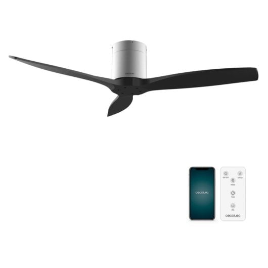 Ventilatore da soffitto Cecotec EnergySilence Aero 5500 Aqua IronBlack 52" 40W Wi-Fi