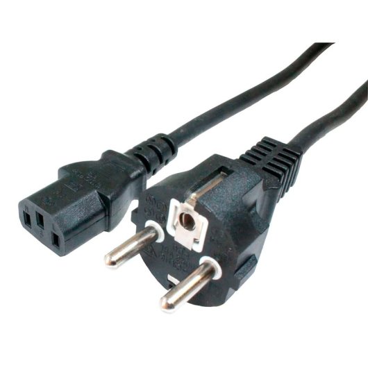 DCU 391003 Cable Schuko (M) a Tripolar (H) 1.5m Negro