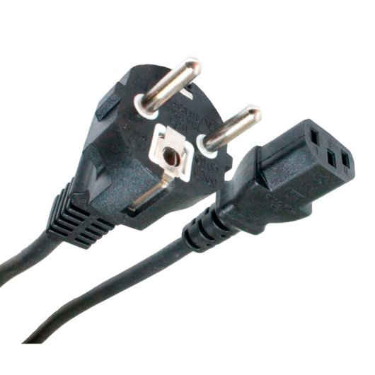 DCU 391003 Cable Schuko (M) a Tripolar (H) 1.5m Negro