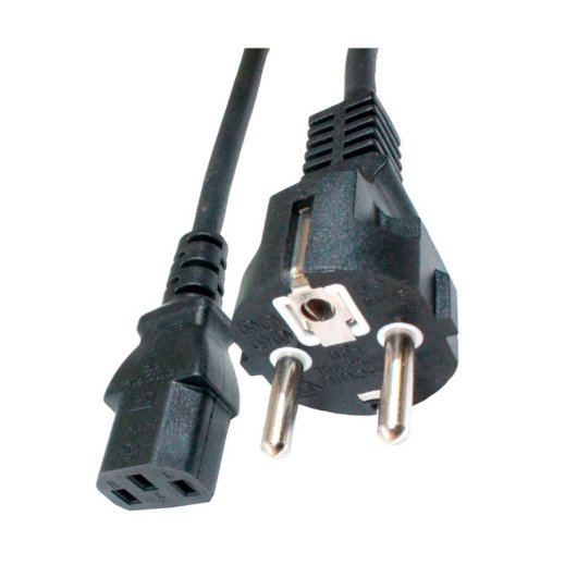 DCU 391003 Cable Schuko (M) a Tripolar (H) 1.5m Negro
