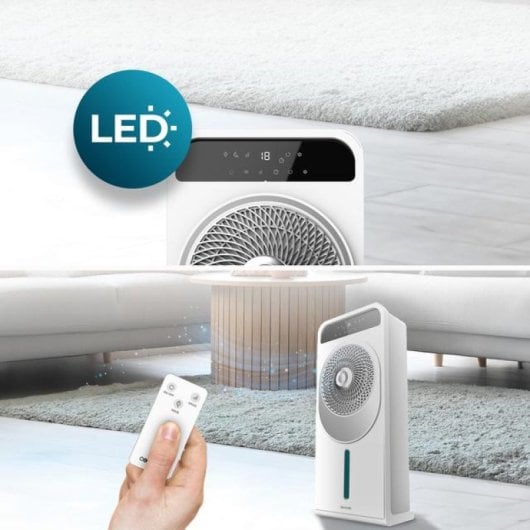 Cecotec Energysilence 5000 Cool Wave Climatiseur évaporatif portable 28W 5L Blanc