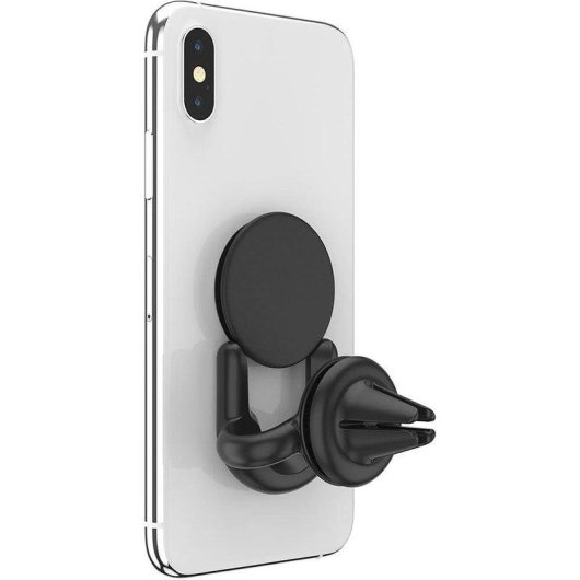 Supporto Universale PopSockets 800012 Nero per Griglia di Ventilazione Auto