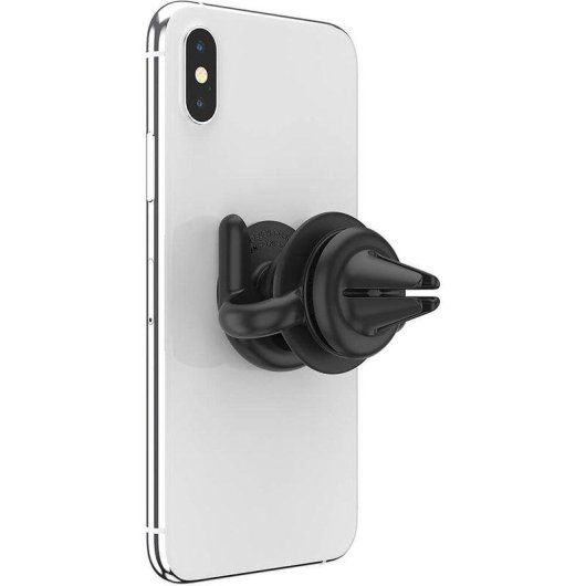 Supporto Universale PopSockets 800012 Nero per Griglia di Ventilazione Auto