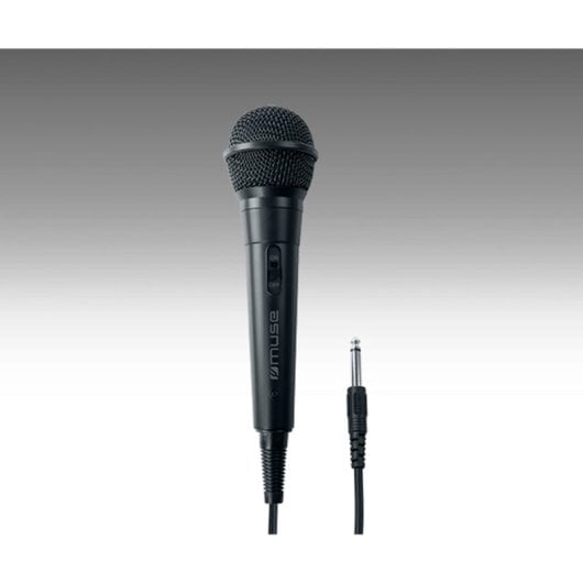 Muse MC-20 B Micrófono con Cable Negro