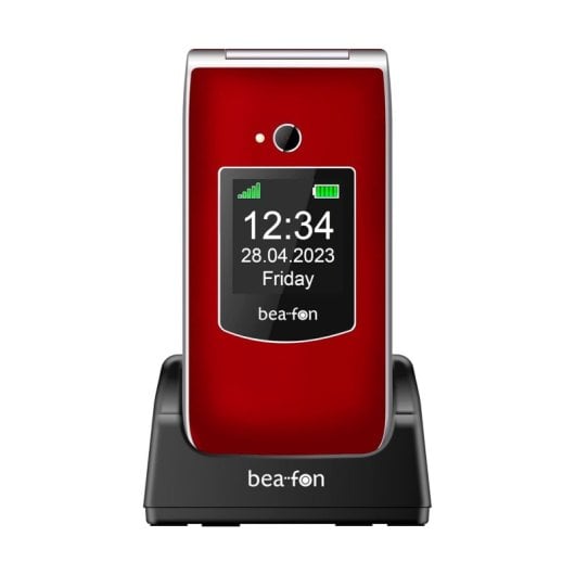 Beafon SL605 Teléfono para Mayores 2.4" Rojo