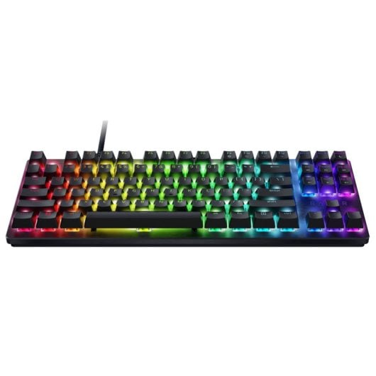 Tastiera da gioco opto-meccanica Huntsman V3 X Tenkeyless RGB Razer Box viola nero