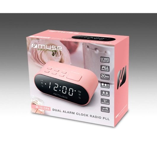 Muse M-10 Radio Despertador Rosa