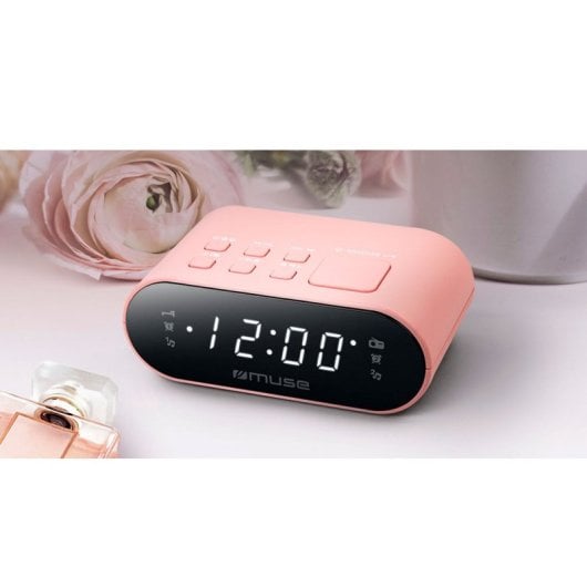 Muse M-10 Radio Despertador Rosa