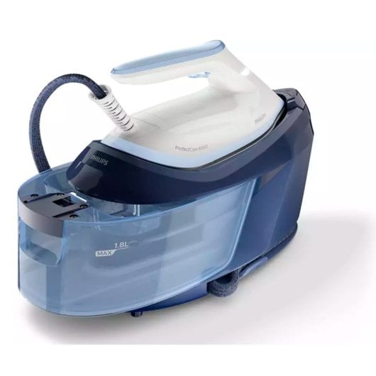 Philips 6000 series PSG6026/20 Dampfbügelstation 2400 W 1,8 l SteamGlide Plus-Sohle Blau, Weiß