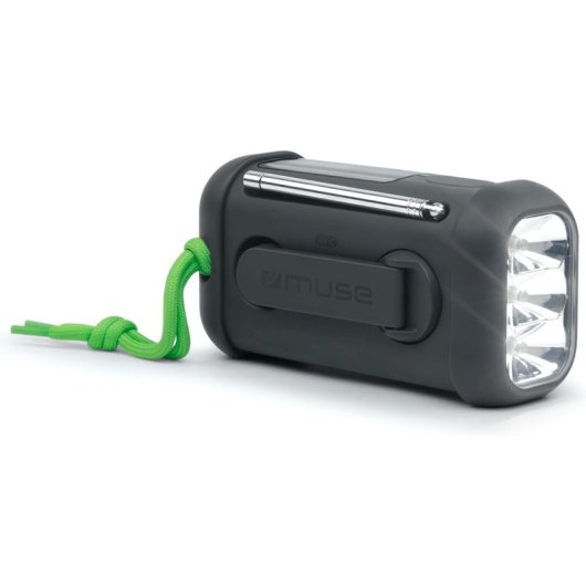 Muse MH-08MB Radio Portátil Solar Bluetooth Negra