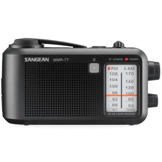 Radio portatile analogica nera Sangean MMR-77 FCC