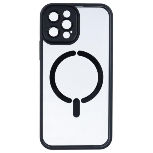 Funda para móvil La Casa de las Carcasas Bumper Compatible Magsafe con Cubre cámara para iPhone 12 Pro